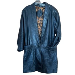 Vintage Women's Black Genuine Leather Jacket